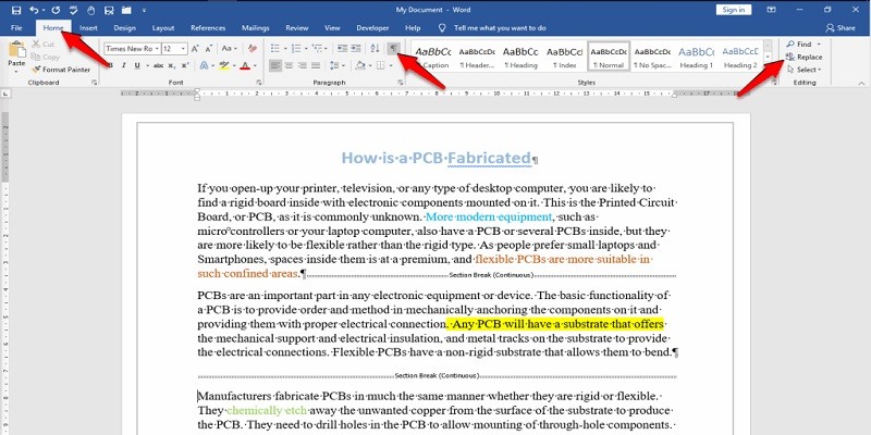 How To Remove Section Breaks In A Word Document