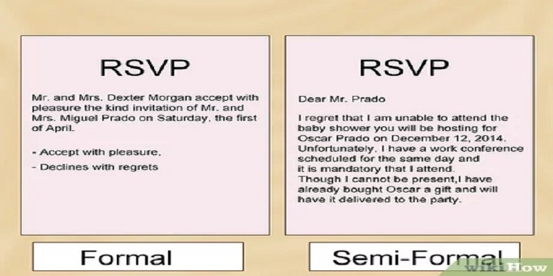 How To Respond To An Rsvp By Email