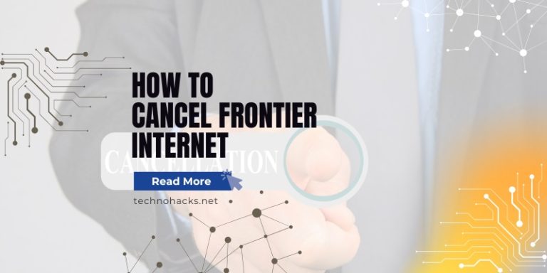How To Cancel Frontier Internet?