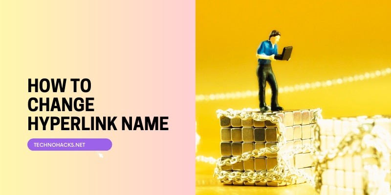 How To Change Hyperlink Name