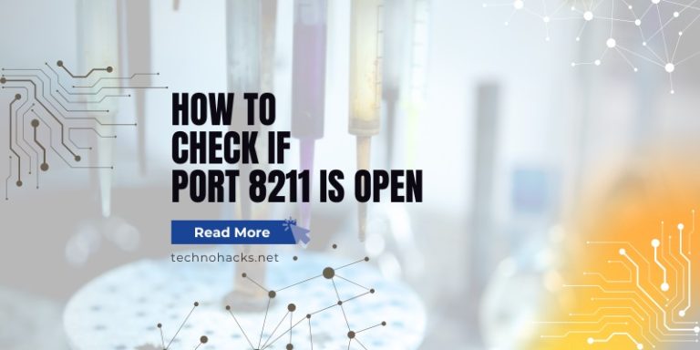 How To Check If Port 8211 Is Open?