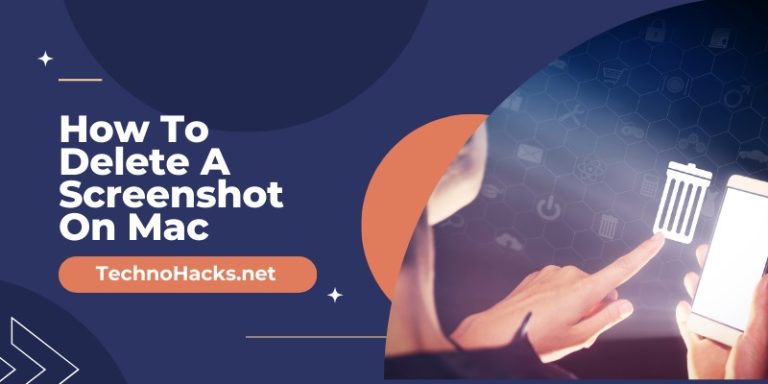 How To Delete A Screenshot On Mac?