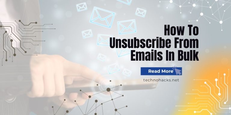 How To Unsubscribe From Emails In Bulk?
