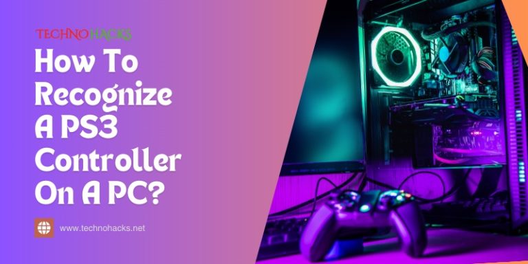 How To Recognize A Ps3 Controller On A Pc?
