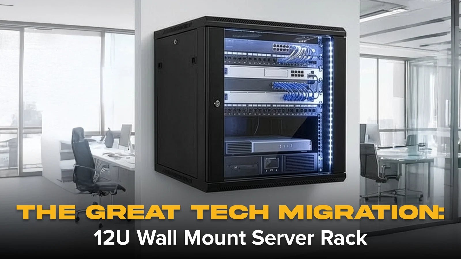 A professional server rack containing a UPS and PDU for reliable power management.